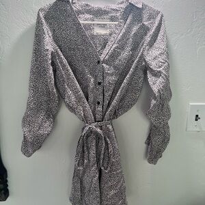 Abercrombie & fitch button up collared dress size small